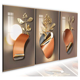 Quadros Decorativos Nordic Dourado