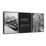 Quadros Decorativos Para Escritório Contabilidade C Moldura