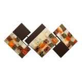 Quadros Decorativos Para Sala Quarto Quadro Abstrato Losango