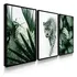 Quadros Decorativos Sala Quarto Onça Pintada Leopardo Folhas