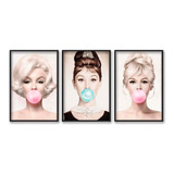 Quadros Marilyn Monroe Audrey