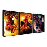 Quadros Trilogia Spider Man