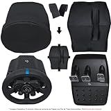 Qualicapas Kit De Capas Protetoras Para Volante Base E Pedais G25 G27 G29 G920 G923 Simulador Gamer Logitech