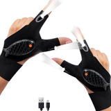 Qualidade A 3pair Com Lanterna Led Luvas Pesca Noturna