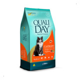 Qualiday Alimento Gatos Adultos Castrado Frango Arroz 3kg