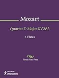 Quartet D Major KV285 Viola English Edition 