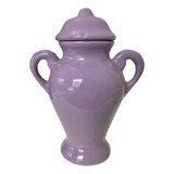 Quartinha Com Asa Lilás 17cm Porcelana Orixás Nanã Umbanda