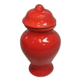 Quartinha De Louça Vermelha S asa Com 15cm Zp7