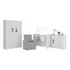Quarto Bebê C colchão E Poltrona Pimpolho Multimóveis Mp4091 Cor Branco cinza