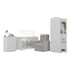 Quarto Completo C  Poltrona Amamentação Multimóveis Mp4068 Cor Branco cinza