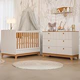 Quarto De Bebê Completo Berço Americano Cômoda 100 Mdf