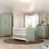Quarto De Bebê Completo Guarda Roupa 3 Portas 2 Gavetas Com