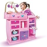 Quarto De Boneca Dos Sonhos 2 Em 1 Com Acessórios Berço Com Roupeiro E Banheira Com Ducha - Magic Toys