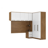 Quarto De Casal Guarda Roupa Modulado Aéreo Big Shop