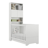 Quarto Infantil Com Berço 3x1 Nina Multimóveis Branco