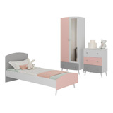 Quarto Infantil Completo C colchão Doçura Multimóveis Mp4333