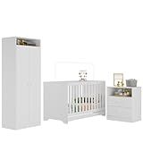 Quarto Infantil Completo Com Colchão Incluso Encanto Multimóveis Branco