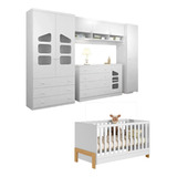 Quarto Infantil Guarda Roupa Cômoda Berço