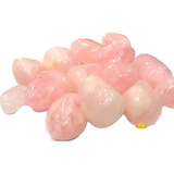 Quartzo Rosa Unid 2cm Pedra Gema Natural Polida P Coleção