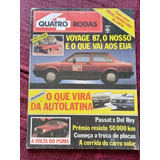 Quatro Rodas N 319 de 1987 Voyage Puma Gts Passat