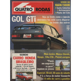Quatro Rodas N 342 Gol Gti Monza Classic Elba Csl Voyage Gl