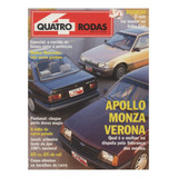 Quatro Rodas N 360 Apollo Monza Verona Cbt Javali Vw Gol Gti