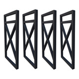 Quatro Suportes Estilo Industrial P prateleiras 20cm Profun 