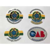 Quatros Adesivos Adv Oab