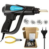 Qudai 70W Grampeador A Quente Kit De Reparo De Pára Choques De Carro De Máquina De Solda De Plástico 4 Tipos De Canto Plano Externo Canto Interno Grampos Ondulados Reparo De Soldagem De Máqui