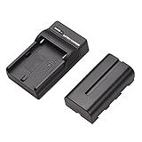 Qudai NP F550 NP F570 Kit De Bateria E Carregador De Câmera 1PC 7 2 V 2600mAh Grande Bateria Recarregável Com Substituição De Cabo USB Para SONY NP F550 F570 F750 F770 F960 F970 BD