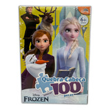 Quebra Cabeça 100 Peças Frozen Toyster 8027