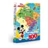 Quebra Cabeça 100 Peças Mickey Mapa Do Brasil - Toyster 8074