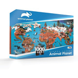 Quebra-cabeça 1000 Peças - Planeta Animal - Pais E Filhos
