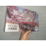 Quebra Cabeça 1000 Peças Países Japão Árvore Rosa Sakura