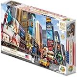 Quebra Cabeça 1000 Peças Times Square Nova Iorque EUA GGB Plast Multicor