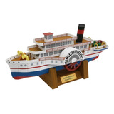 Quebra Cabeça 3d Barco A Vapor Roda De Pa Colagem Frete Grat