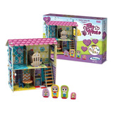 Quebra cabeça 3d Casinha Tiny House Em Mdf 61 Peças Xalingo