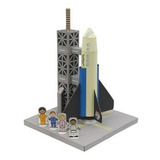 Quebra Cabeça 3d Foguete Onibus Espacial Colagem Frete Grati