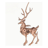 Quebra Cabeça 3d Puzzle mdf veado brinquedo infanto juvenil