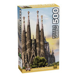 Quebra Cabeça 500 Pçs Basílica Da Sagrada Família Barcelona