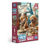 Quebra Cabeça 500 Peças Cão Poodle Francês Toyster