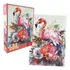 Quebra Cabeça 500 Peças Flamingo E Flores Decorativo Castela