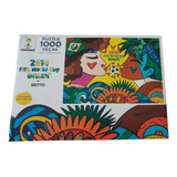 Quebra Cabeça Copa 2014 Romero Brito 1000 Peças Novo