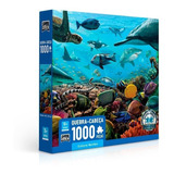 Quebra Cabeça Criaturas Marinhas 1000 Pçs Puzzle Game Office