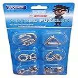 Quebra Cabeça De Metal Enigma 6 Modelos Stell Puzzle