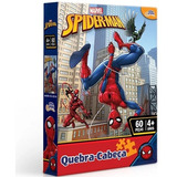 Quebra Cabeça Do Homem Aranha Marvel 60 Peças Toyster 8012