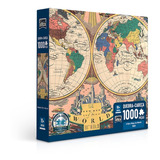 Quebra cabeça Game Office O Novo Mapa Do Mundo 1928 2763 De 1000 Peças