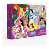 Quebra Cabeça Grandão Princesas Disney 48 Peças Gigantes