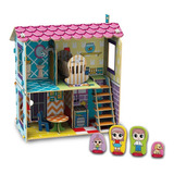 Quebra cabeça Infantil 3d Casinha Tiny House Em Mdf 61 Peças