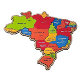 Quebra Cabeca Infantil Mapa